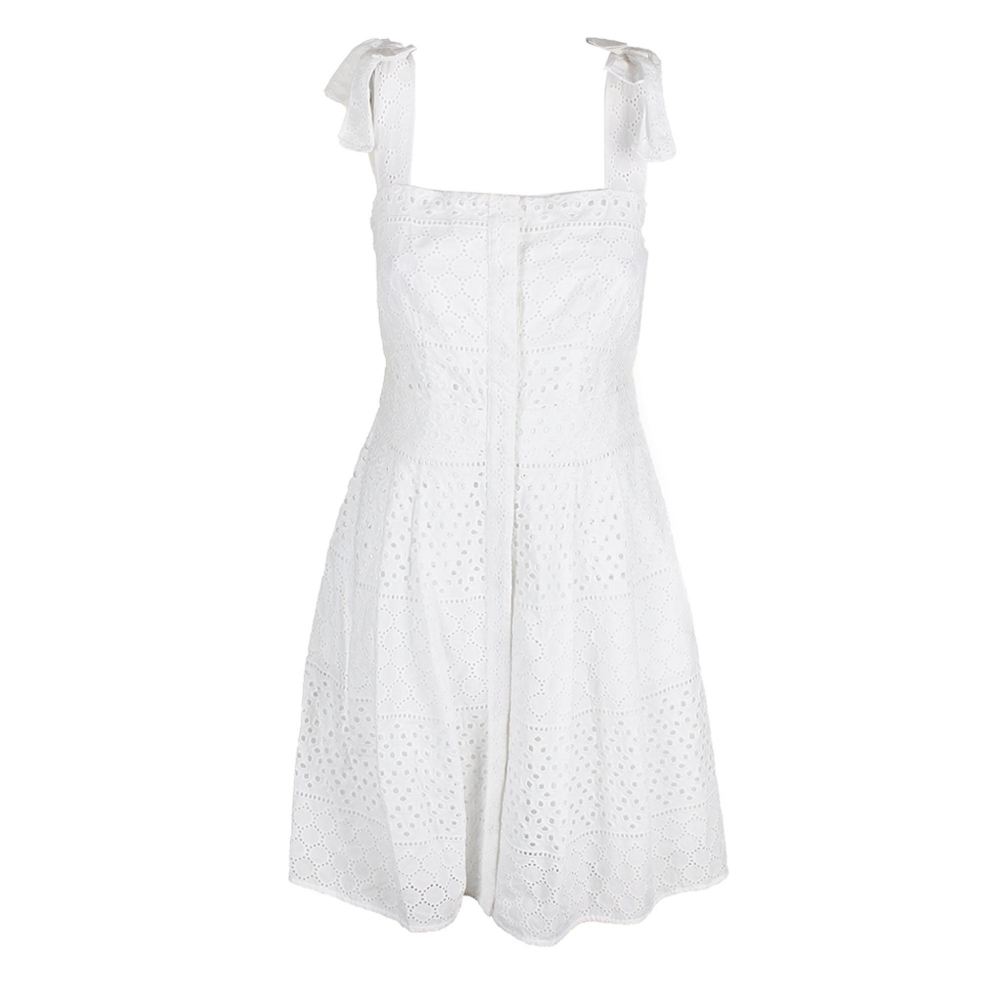 RACHEL Rachel Roy Womens Ivory Sleeveless Cotton E